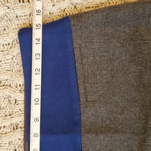 Gap 0P skirt grey and blue color blocking - Picture 5 of 6